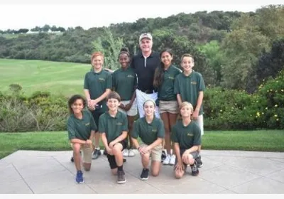 Volunteer with kids